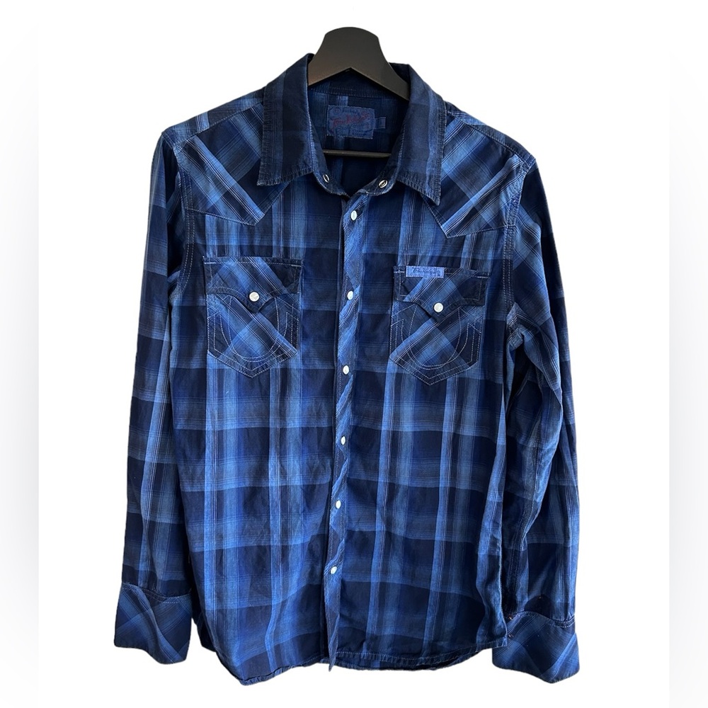 True Religion Plaid Shirt size S